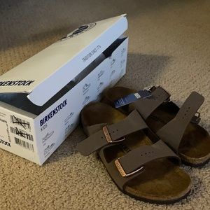 Brand new with tags girls Birkenstock Arizona Kids Mocha sandals